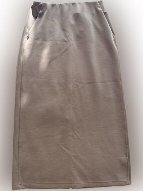 Women's Midi Skirt in Taupe
